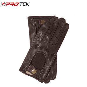 Gants de conduite en cuir de mouton véritable sur mesure en gros pour l'extérieur et les gants décontractés - Product Image 4