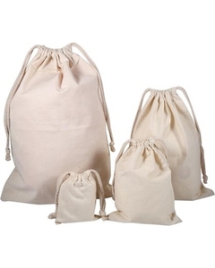 <b>Drawstring</b>/Sack/Stocking/Storage/Laundry/Muslin 100% Cotton Shopping <b>Bags</b> , EABY - Product Image 3