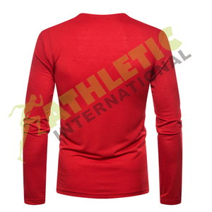 Ropa deportiva de manga larga Ropa de béisbol y softbol Camisetas de Jersey Diseño a rayas OEM Personalizado Transpirable Secado rápido Delgado Fitness Adultos - Product Image 2