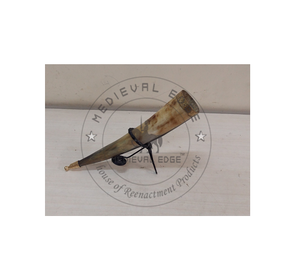 Corne à boire en laiton fabriquée à la main sur mesure 100% Original plaine indienne fabriquée en usine cadeaux de nouveauté - Product Image 1