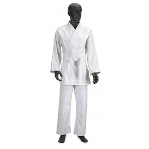 100% Cotton Black Jiu Jitsu Gi/Suit/Uniform Single Weave 360g with Embroidered Logo and Free <b>Belts</b> for Unisex Training - Product Image 1