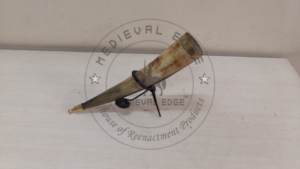 Corne à boire en laiton fabriquée à la main sur mesure 100% Original plaine indienne fabriquée en usine cadeaux de nouveauté - Product Image 3