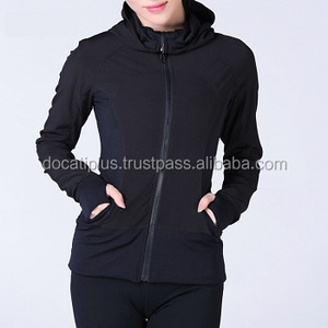 OEM de diseño personalizado de las mujeres de talla grande de maternidad de algodón polar sudaderas con capucha de invierno agujero del pulgar estampado forrado chaqueta - Product Image 3