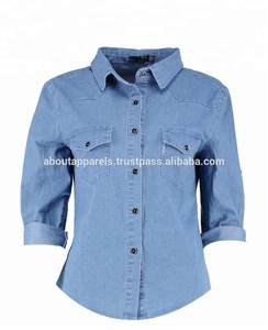 เสื้อยีนส์เข้ารูปสำหรับผู้หญิง,สินค้ามาใหม่ราคาถูกมีสไตล์ผลิตจากโรงงานโดยตรง - Product Image 4