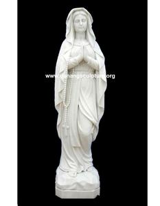 Busto de Mármol Blanco de la Virgen María y el Niño Jesús DSF-C033 - Product Image 6