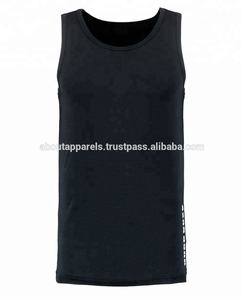 Singlet de sport pour homme personnalisé, ajusté aux muscles, respirant, en coton et bambou écologique, débardeur à séchage rapide, taille plus, tissage tricoté - Product Image 4