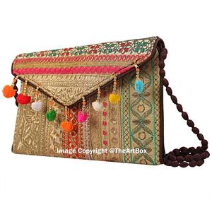 Elegant <b>Vintage</b> Handmade <b>Clutch</b> Purses Sophisticated Designs Versatile Statements Enhance Your Look These Trendy Evening <b>Bag</b> - Product Image 5