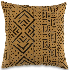 ปลอกหมอนอิงผ้าโคลนสไตล์อินเดียพิมพ์ลายได้ตามต้องการปลอกหมอนอิงสีดำสำหรับตกแต่ง - Product Image 1