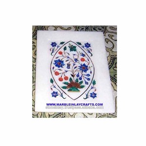 Antique Inlay Marble Plate - Product Image 1