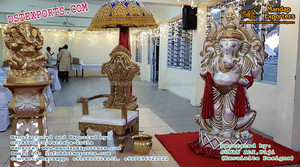 Ganesha de bienvenida de boda con elefante, Ganesha de boda india para entrada, Ganesha y elefante, temática de boda - Product Image 4