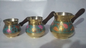 Tetera tradicional otomana de cobre, juegos al por mayor de té turco, teteras de Anatolia griega y árabe, doble tetera de agua - Product Image 6