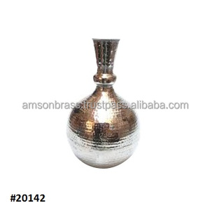 Florero de forma redonda de aluminio y metal, decoración de hotel de boda, florero de lujo, decoración para el hogar y la granja - Product Image 4