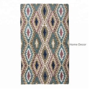 Alfombras de Lana Marroquíes Hechas a Mano, Alfombras de Área Anudadas a Mano para Sala de Estar - Product Image 5