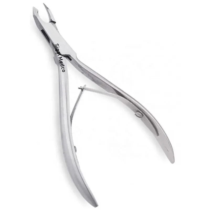 Double Spring Toe Steel Nail Cuticle Nippers