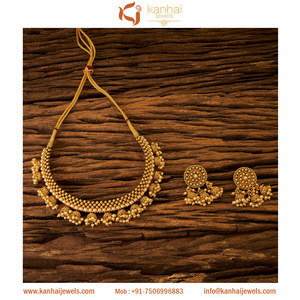 Antique Collier Mala Avec Plaqué Or En Gros 17240 Moti - Product Image 1