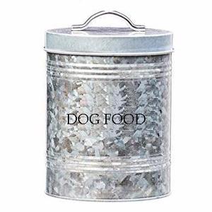 Conteneur de stockage de nourriture pour chien en métal écologique, construction en fer - Product Image 3