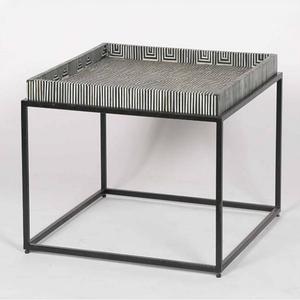 Modern Elegant <b>Wood</b> & Bone <b>Side</b> <b>Table</b> for Living Room Coffee <b>Tables</b> for Home Furniture Use - Product Image 4