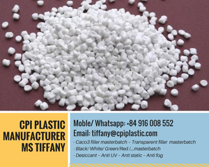 Masterbatch de relleno PP base de polipropileno PP gránulos CACO3 de plástico relleno de gránulos/pellet/calpet - Product Image 3