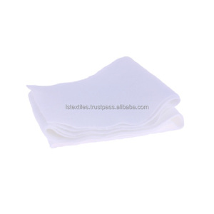 Paño de muselina de malla de algodón blanco sin blanquear 28x24 paños de limpieza de cocina - Product Image 4