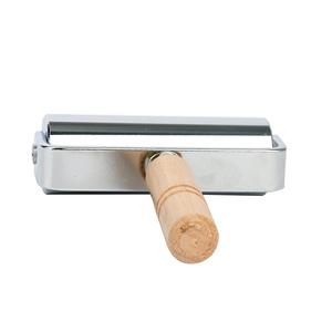 Leathercraft 100mm Silver Tone Edge <b>Roller</b> Wooden Handle Leather Press with <b>Iron</b> Material - Product Image 6