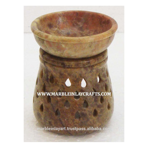 Soapstone Handmade Antique Aroma Oil Burners - Product Image 1