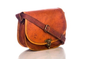 กระเป๋าหนังแท้ 100% แบบสะพายข้าง สะพายไหล่ ทรงอานม้า สำหรับผู้หญิง พร้อมสายสะพายยาวปรับได้ ขายส่ง - Product Image 3