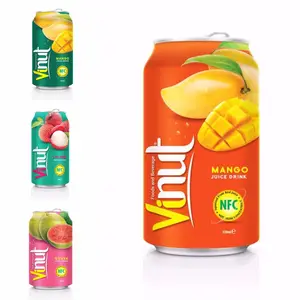 Wholesale Guava Fruit Juice 330ml Canned VINUT OEM