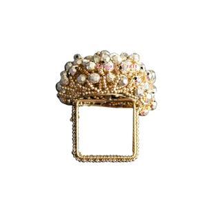 Beads and Wire Designer Bulk Cheap Wholesale <b>Napkin</b> Rings Gold <b>Silver</b> - Product Image 1
