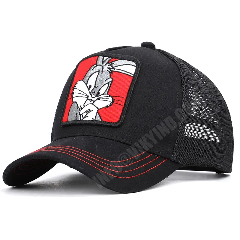 Baseball Caps Animal Embroidery Duck Animal Cute Rabbit Embroidery Summer Mesh Men's Outdoor Sunshade Dad Truck Driver hats