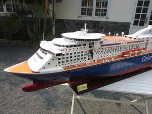 CRUISE FERRY Modèle en bois Bateau Couleur Magic Handicraft Modèle Nouveauté Idée cadeau - Product Image 4