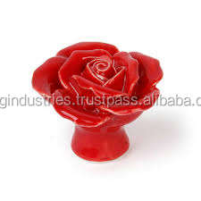 Hand Painted Ceramic Cabinet Handle Knob Furniture Accessories Hardware for Kitchen Cabinets Hotel Drawers - Product Image 5