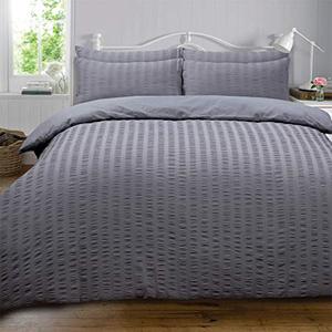 100% Cotton Finest <b>Quality</b> Seer Sucker <b>Duvet</b> Cover from Indian Manufacturer 30 Dobby Adults Home Furnishing Solid Grade a - Product Image 4