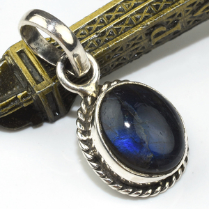 Xotic – val hape-lue-labradorite 925-terling-ilver-endants-holesvente-ilver-ewelry 925-ilver-ewelry - Product Image 3