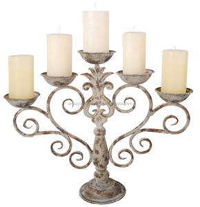 Candélabres en métal pour décoration de TABLE de salon - Product Image 6