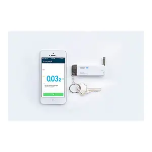 Smart Phone Use Disposable Breathalyzer with Keychain