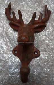 OMG Industries Cabeza de elefante de hierro fundido Sombrero y gancho para abrigos Venta al por mayor Zinc Animal Eye Slip Hook - Product Image 4