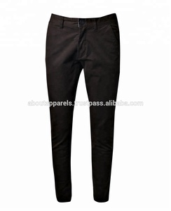 Hign Quality Custom Latest Black Cropped Cargos Pants for Men, New Stylish Hot <b>Slim</b> <b>Fit</b> Chino <b>Trousers</b> With Stretch - Product Image 4