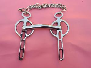 Custom Branding High Quality Stainless Steel Horse Racing & Driving Bits with Chain Customizable Sizes and Logo - Product Image 2