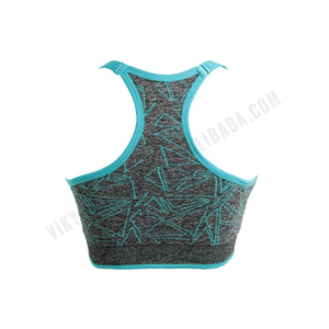 Soutien-gorge de sport pour femmes Logo personnalisé pour les femmes Gym Running Padded Tank Sport Bra Top - Product Image 3