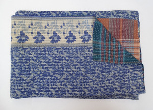 Wholesale Lot Unique High Quality Cotton Handmade Patchwork Kantha Quilts - Product Image 6