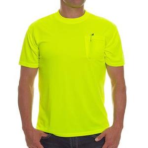 Alta calidad antiestático transpirable impermeable térmica verano camiseta venta al por mayor poliéster Hi Vis reflectante seguridad camisa barata - Product Image 2