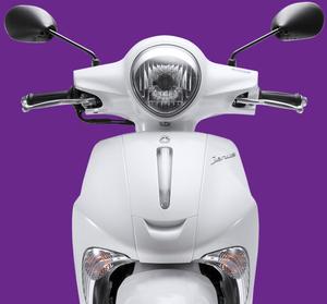 Motocicleta scooter de alta calidad 125cc (Janusz Premium) Gris/Blanco - Product Image 4