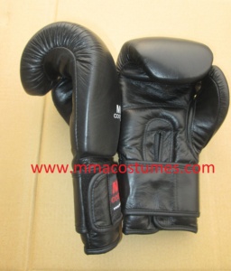 Gants de sport en cuir de vachette de qualité supérieure de qualité A + personnalisés imprimés en gros 8oz 12oz 14oz gants de combat arts martiaux boxe - Product Image 2