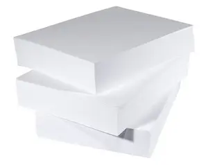 Papier jaune enduit d'usine de libération taille un et double face 80g A4 pour l'application d'autocollant - Product Image 1