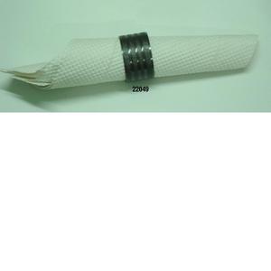 แหวนผ้าเช็ดปากทองเหลืองชุบสีดําราคาขายส่งสุดขาย - Product Image 1