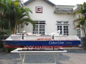 CRUISE FERRY Modèle en bois Bateau Couleur Magic Handicraft Modèle Nouveauté Idée cadeau - Product Image 2