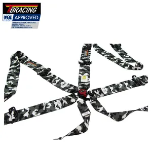 taiwan car accessories 3 inch camouflage harness racing seat belt