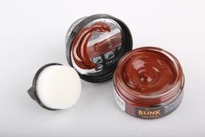 High Quality Shoe Polish in <b>Glass</b> Bottle with Care Cream and Leather Cream Includes Applicator Sponge for Easy Cleaning Tools - Product Image 5