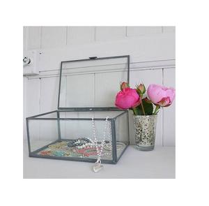 Jewelry <b>Box</b> Glass Metal Jewelry <b>Box</b> Jewelry Stand - Product Image 2