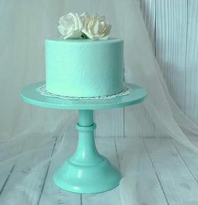 ที่วางเค้กอลูมิเนียมสีฟ้าสำหรับบ้านและโรงแรมร้านอาหาร - Product Image 1